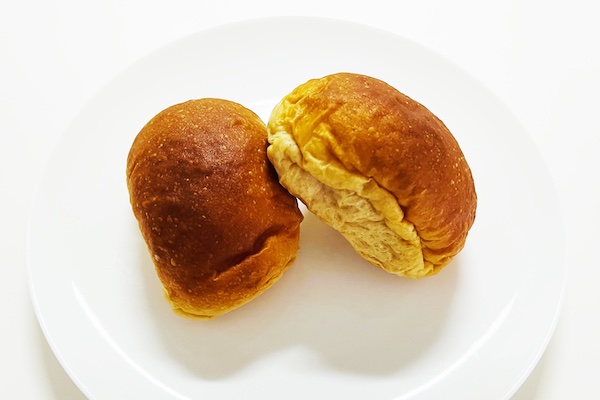 ローソン　低糖質パン　NL ブランパン（2個入り） ～乳酸菌入～　ブランパン　盛り付け