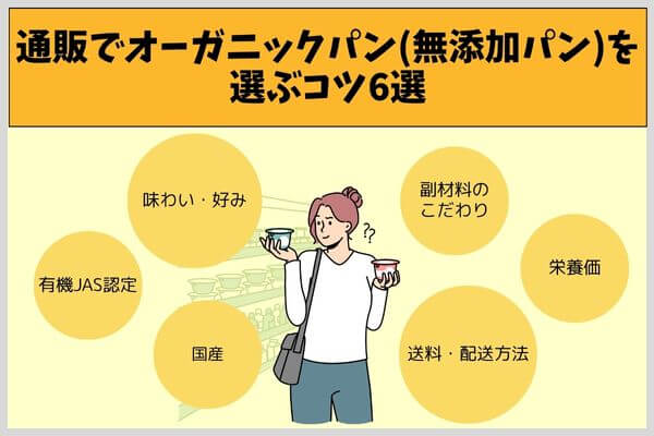 通販でオーガニックパン(無添加パン)を選ぶコツ6選