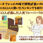 ベースブレッドの味で評判が良いのは？実際に812人に聞いたランキングを紹介します