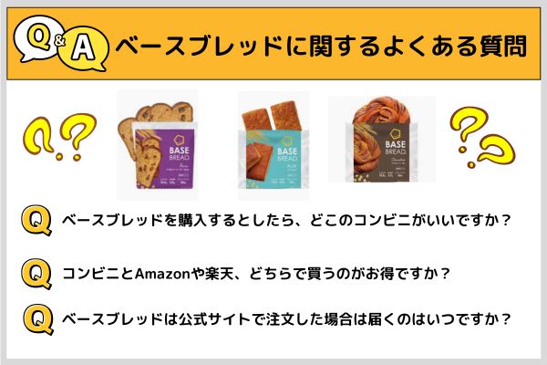 【Q&A】ベースブレッドに関するよくある5つの質問
