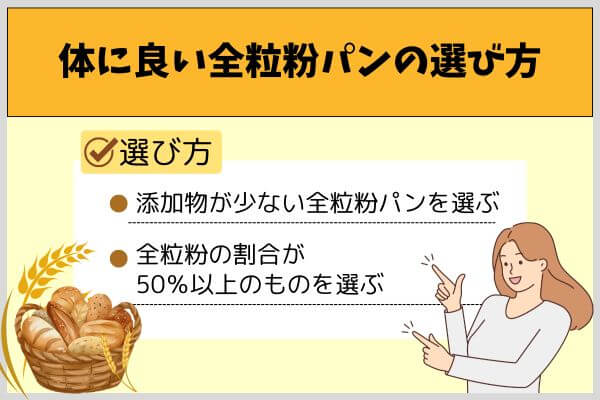 体に良い全粒粉パンの選び方
