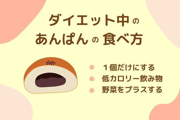 ダイエット中のあんぱんの食べ方