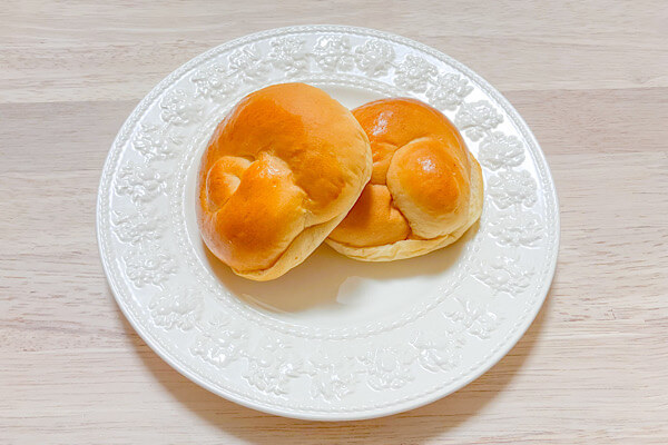 ローソン 低糖質パン NL もっちりとしたマーガリンサンド(2個入) 盛り付け