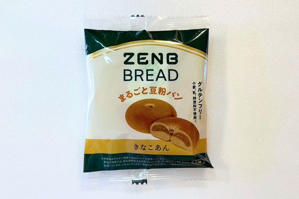 あんぱん　ダイエット　ZENB BREAD　きなこあん｜小麦粉不使用で200kcal以下！