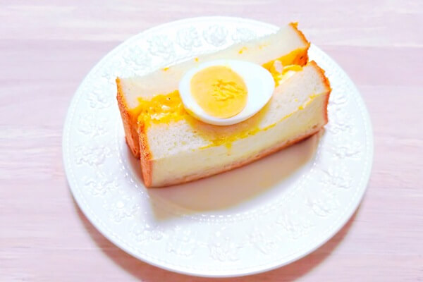 コストコ　新商品　たまごサンドイッチ　盛り付け